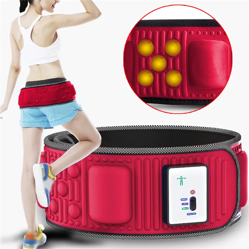 Electric Abdominal Tummy Slimming Massage Belly Belt Fat Burner Lose