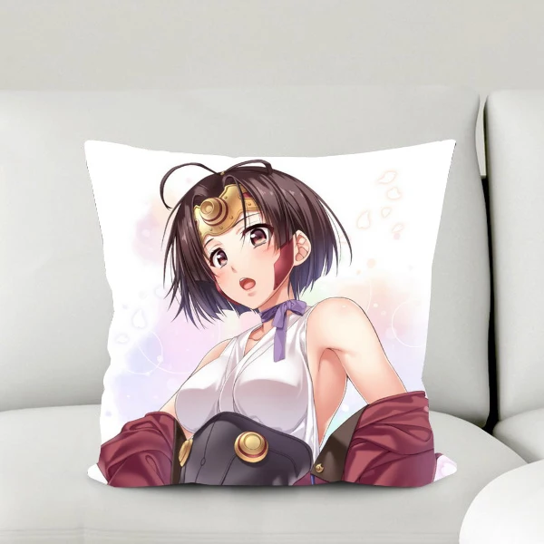 Oct. Home Textile Kabaneri Of The Iron Fortress Anime Mumei Micro-suede Fabric One-sided Two-sided Square Pillow Case #41048A | Дом и сад
