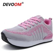 New Fashion Toning Shoes Women Men Fitness Walking Sneakers Casual Women Wedge Platform Shoes Loafers Slimming Swing Shoes