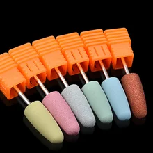 1 шт. силиконовые сверла для ногтей Маникюр Педикюр для электрического измол, перетирание резак хвостовик аксессуары для ногтей
