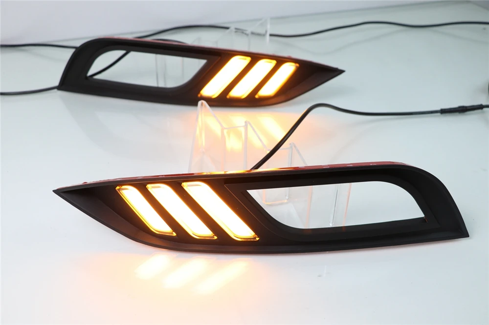 Автомобильная проблесковая для Kia K3 Cerato 2013 2014 2015 2016 Led Габаритные огни DRL