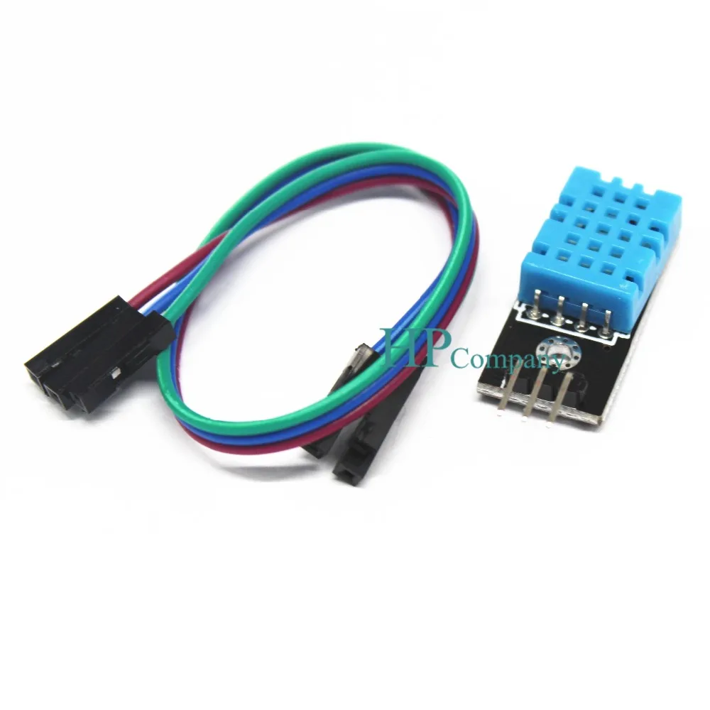 

1PCS Temperature and Relative Humidity Sensor DHT11 Module with Cable for arduino Diy Kit