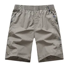 Большой размер Мужская Пять штанов штаны с эластичной резинкой на талии свободные больших размеров повседневные мужские хип-хоп брюки мужские Штаны средней длины