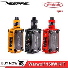 5 шт. warwolf комплект 150 Вт встроенный аккумулятор 3500 мАч электронная сигарета лазер vape коробка мод мгновенный 0,025 секундный большой выход vape