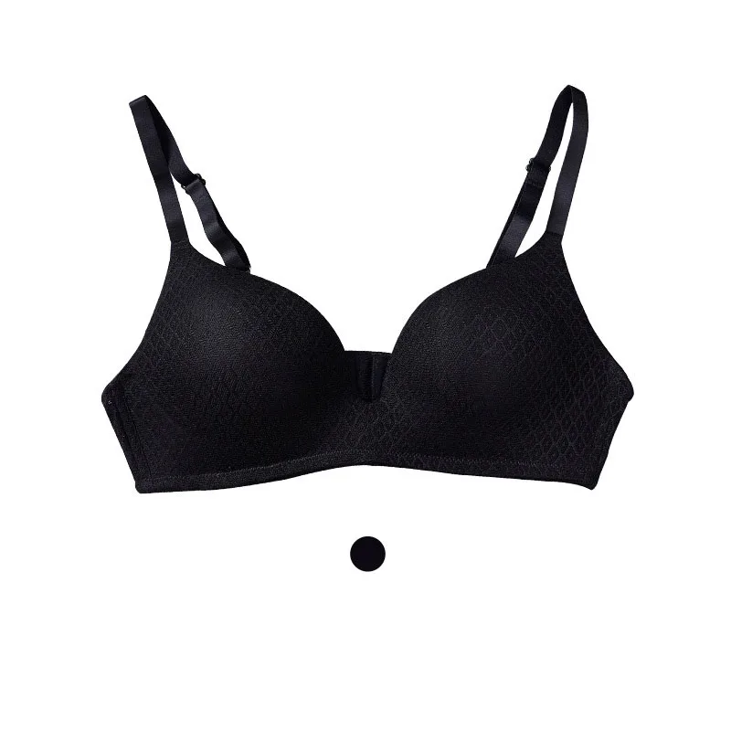 Задняя застежка отжимать Bralette Беспроводной женское нижнее белье ультра тонкий