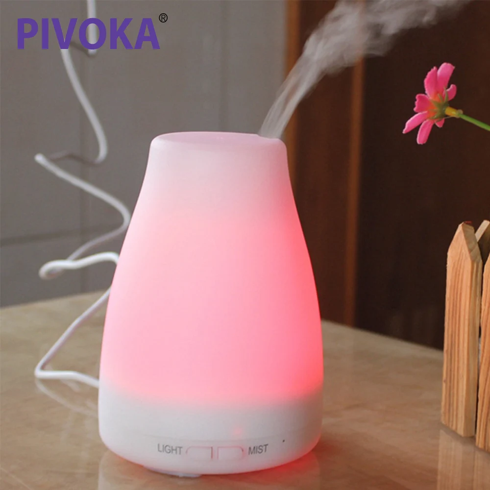 

PIVOKA Air Humidifier Cool LED Night Light And Aromatic Essential Oil Diffuser Ultrasonic Silent Ultra Cold Aroma Aromatherapy