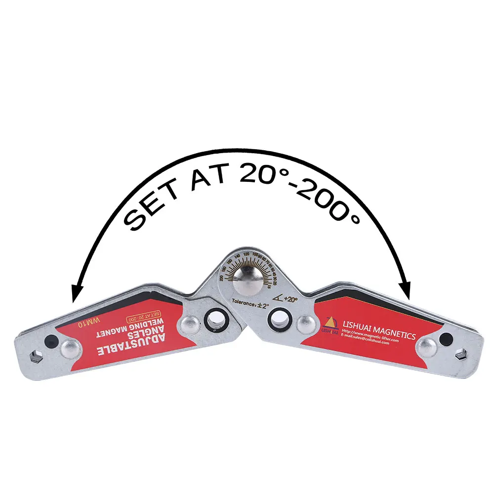 2 шт сварочный Магнит набор(20-200) ° регулируемые углы Магнитный сварочный зажим держатель маленький и средний