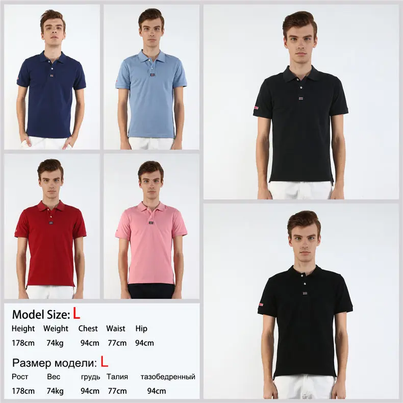 Summer Polo Shirt Men Cotton 2019 New Short Fashion European Style Men Polo Shirts Male Breathable High Quality Brand Clothing 09