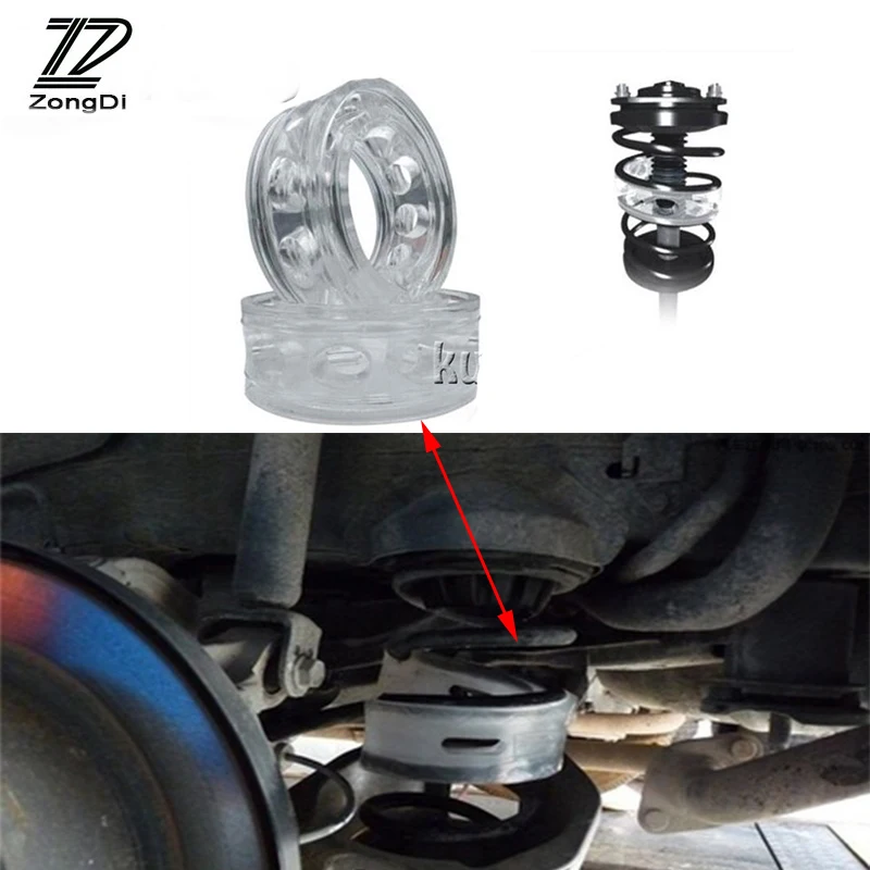 

ZD 2PCS Car Styling Protection Spring Bumper Shock Absorber For Hyundai Tucson 2017 Solaris ix35 i30 Suzuki Swift Mitsubish ASX