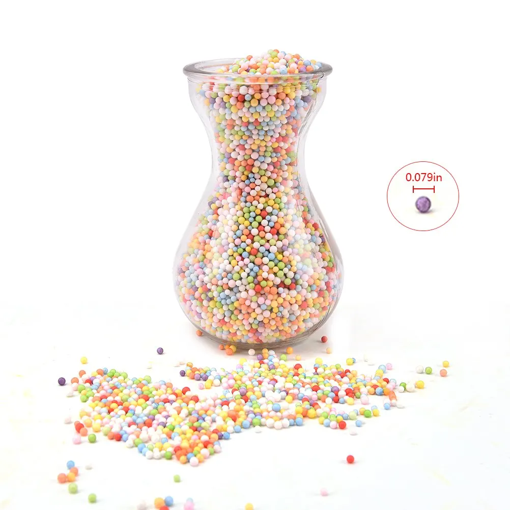 

1 Pack/lot Colorful Bubble Decoration Styrofoam Balls Mini Foam Balls Decorative DIY Material Craft Supplies
