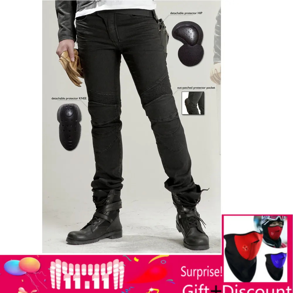 

Uglybros Featherbed Jeans Blue Black Grey Blue Motorcycle Pants motorcycle jeans pantalon moto homme avec protection
