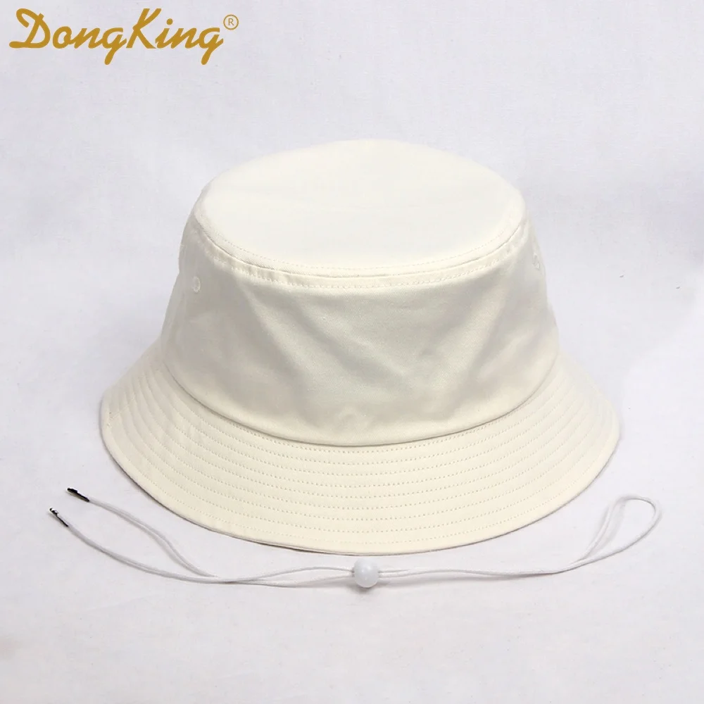 Ivory White DongKing, большой размер, шапки-ведерки, ветрозащитная шапка, большая голова, для улицы, шапки-ведерки, высокое качество, хлопок, свинья, нос, пряжка, для взрослых - Color: Ivory White