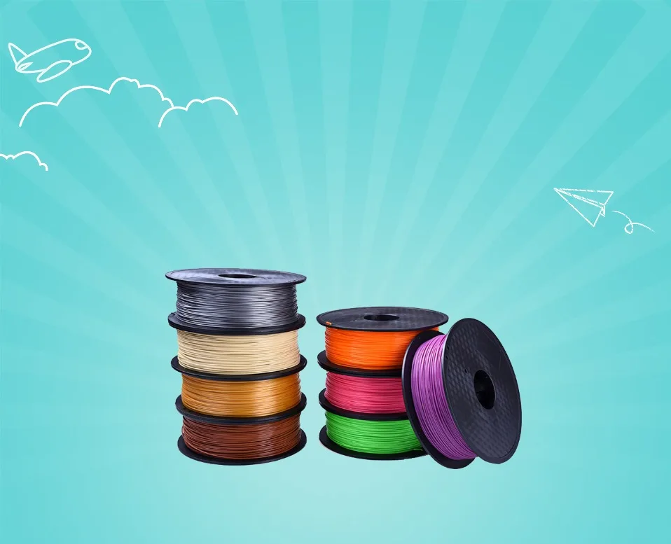 20 цветов нить для 3d принтера 1,75 PLA PP PC Металл Пластик PLA 3d принтер нить PLA нити для 3D ручки Impressora