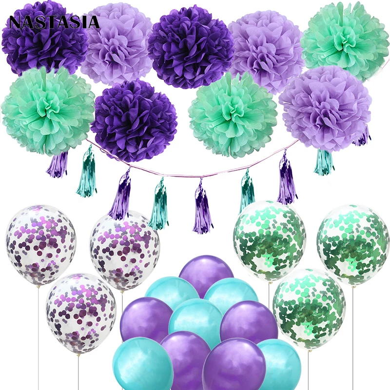 

NASTASIA Sequins balloon birthday suit birthday decoration kid adult gender reveal baby shower fiestas infantiles party supplies