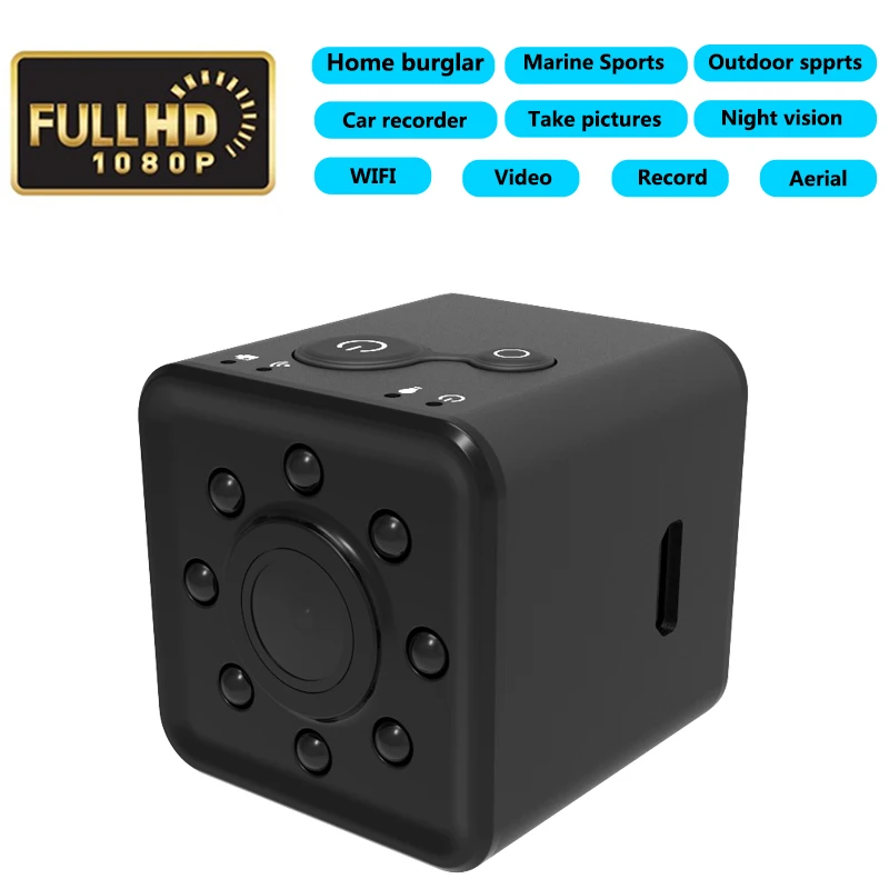 

WIFI Camera SQ13 SQ11 SQ12 FULL HD 1080P Mini Camera Cam Night Vision Waterproof shell CMOS Sensor Recorder Camcorder Micro