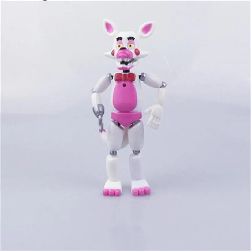 5 Pack Anime Figura Montagem de Brinquedos Cinco Noites Em Freddy Fnaf  Bonito Action Figure Modelo de Pvc Freddy Toys W X