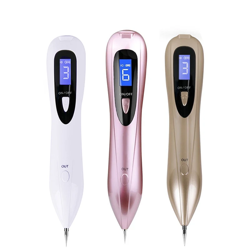 

LCD Laser Plasma Pen Mole Tattoo Remover Machine Dark Spot Pen Facial Freckle Tag Wart Removal Skin Care Machine