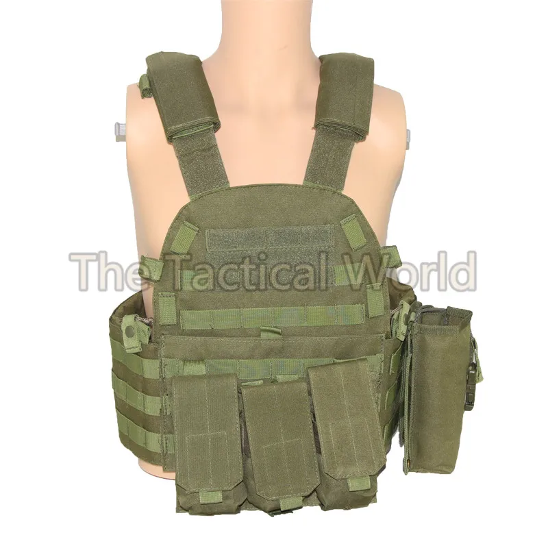 Tactical Hunting Airsoft Vest Can Put Plate Carrier Ammo Body Molle