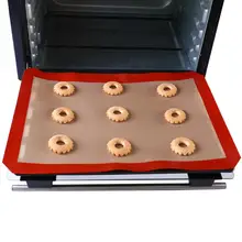 2 шт многоразовый силикон коврик анти-прилипающий холст выпечки лист Patisserie ковер для выпечки высокая термостойкая антипригарная& xs