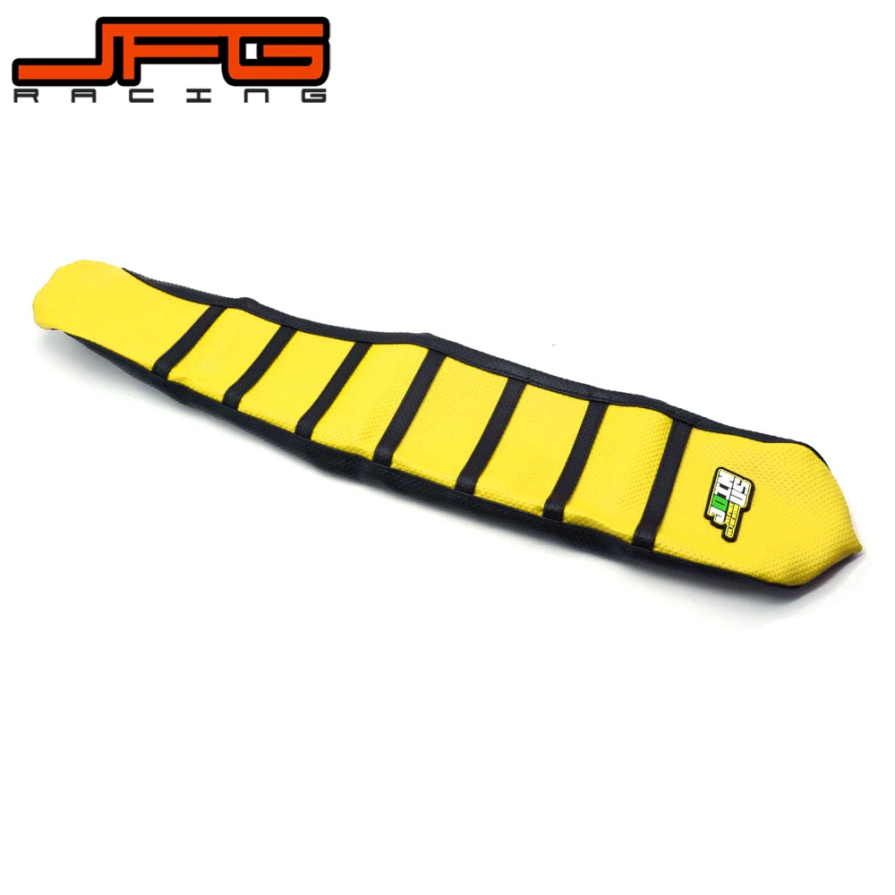JFG новые золотые Pro ребристые мягкие чехлы для сидений SUZUKI RMZ 250 RMZ250 2010 2011 2012 2013 2014