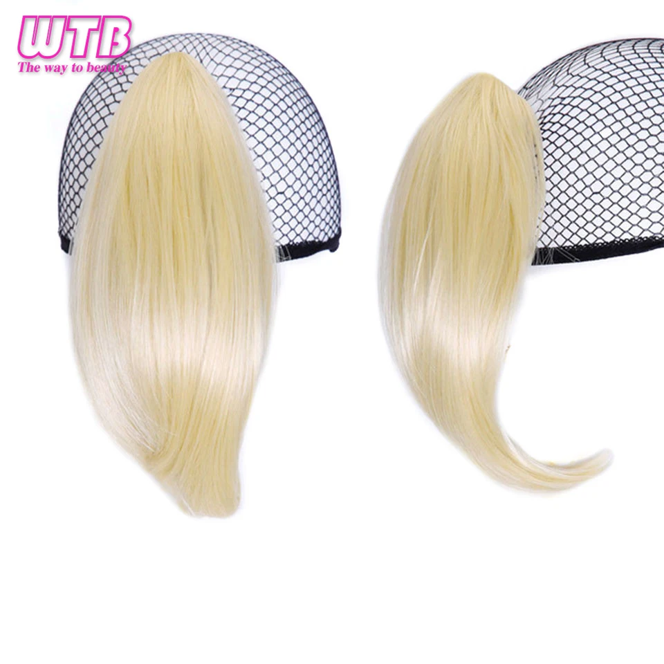 DIFEI-9-Couleur-Droite-Haute-Temp-rature-Cheveux-Synth-tiques-Queue-de-cheval-Postiche-Blonde-Gris (3)
