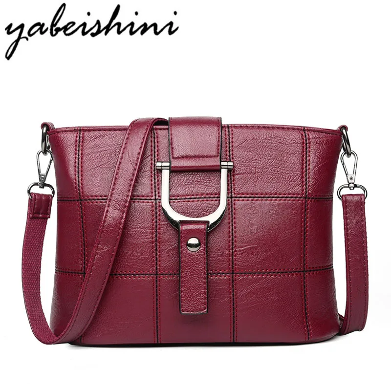 

YABEISHINI Designer Leather Woman Bag 2018 Sell Well Women Messenger Bags Brand Luxury Shoulder Crossbody Bag Casual Tote Bags