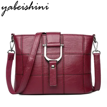 

YABEISHINI Designer Leather Woman Bag 2018 Sell Well Women Messenger Bags Brand Luxury Shoulder Crossbody Bag Casual Tote Bags