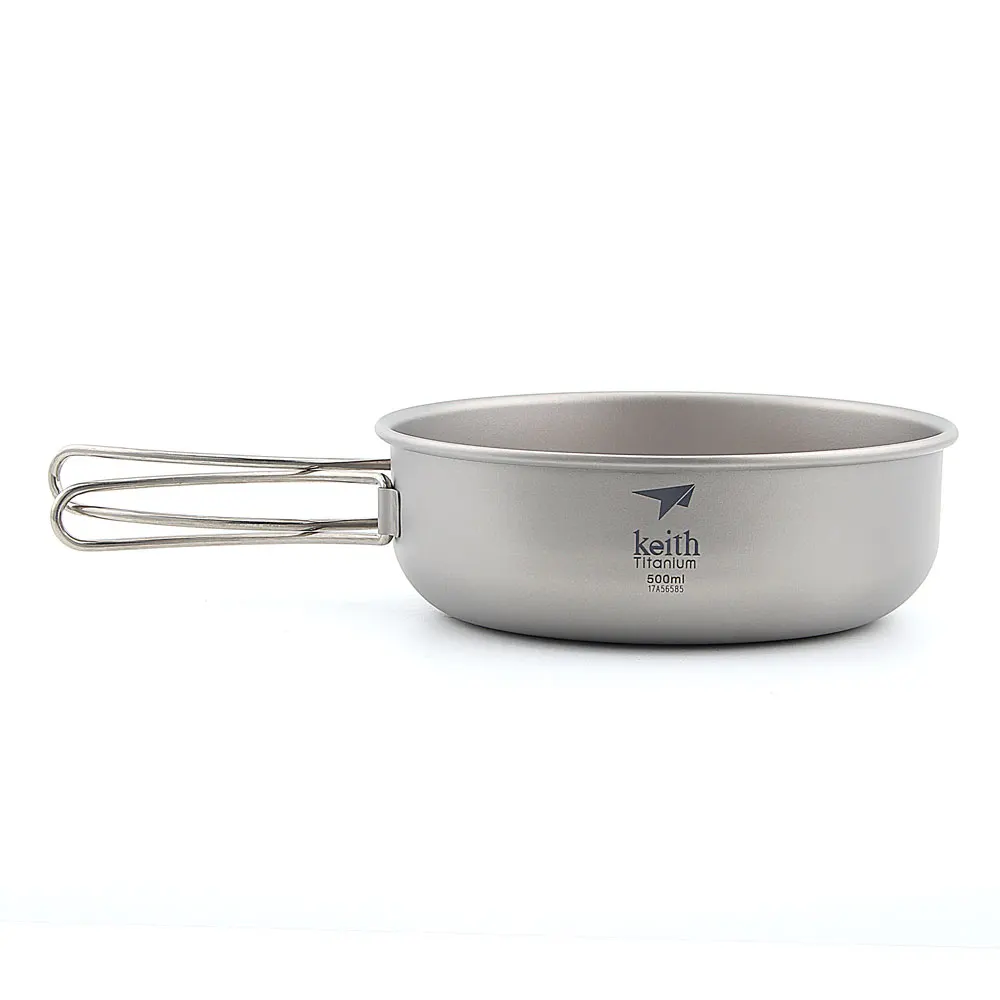 

Keith Ti5325 Titanium Bowl Ultralight, Camping Tableware, Picnic Bowl 500ml