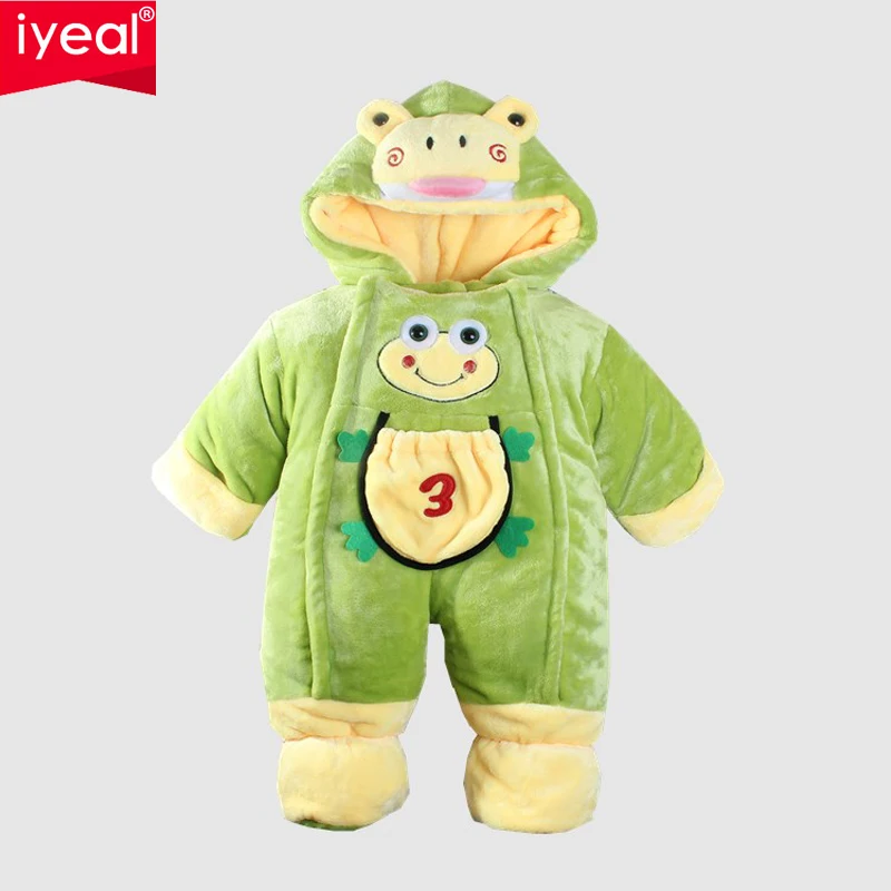 

IYEAL New Year newborn baby winter romper thick wadded Clothes For baby boys girls warm cotton-padded Jumpsuit Baby Wear Retail