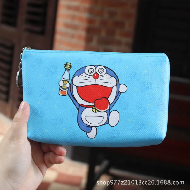 IVYYE 1 шт. синий Doraemon аниме PU Кошелек для монет Мультяшные мягкие сумки для мелочи кошелек для денег для хранения ключей детский подарок