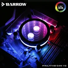 Барроу LTFHB-04N-V2, для Intel Lga115x cpu водяные блоки зеркало Экстрим, LRC RGB v2 акриловая микрорезка микроводный