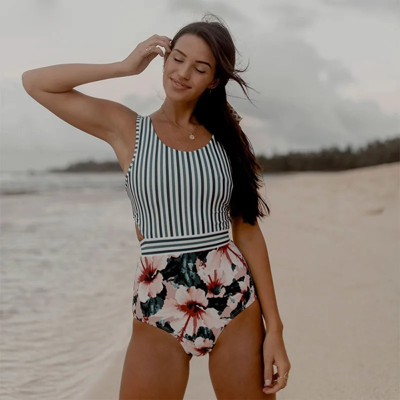 

2019 Sexy One Piece Swimsuit Women Swimwear Bodysuit Swimsuits Summer Beachwear Bathing Suits Monokini Push Up Swimsuit