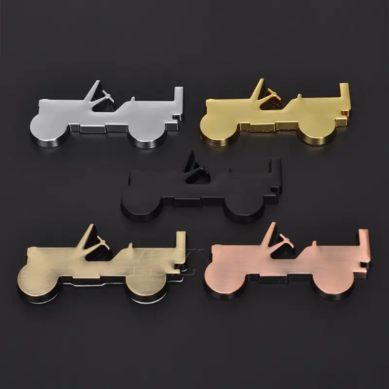 Autocollants de voiture en métal, Badge emblème, décalcomanie, pour Jeep Wrangler Grand Cherokee Renegade Compass 1941, accessoires de style automobile