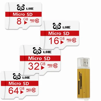 

High Qualiy Microsd SD 32GB memory card 64GB tf cards 4GB 8GB 16GB flash Cartao De Memoia microsd with card reader mini gift
