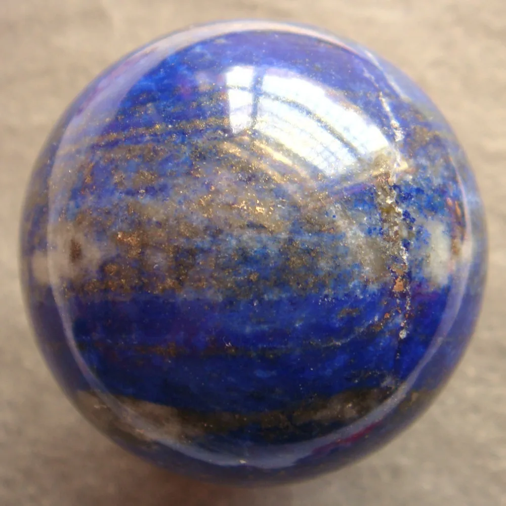 

2019 45mm Natural Craft Lapis Lazuli Sphere Ball Healing Specimen Exquisite Gift Home Decoration