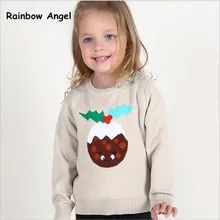 Осенне-зимний детский свитер с круглым вырезом, вязаный свитер, пуловер, одежда