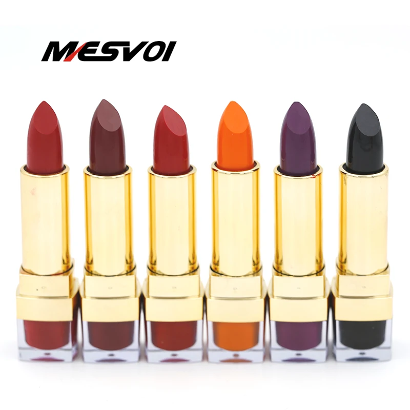 

Matte Lipstick The Balm Makeup Hot 1 Pics 12 colors Black Lipstick Lip Stick Long Lasting M1003