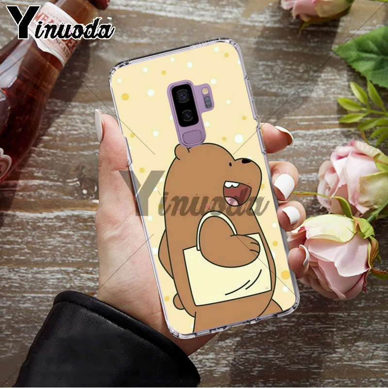 Yinuoda we bare bears lovely cartoon Black TPU Soft Phone Cover for Samsung S9 S9 plus S5 S6 S6edge S6plus S7 S7edge S8 S8plus Yinuoda we bare bears lovely cartoon Black TPU Soft Phone Cover for Samsung S9 S9 plus S5 S6 S6edge S6plus S7 S7edge S8 S8plus