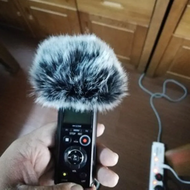 Открытый искусственный мех WindCover муфта лобовое стекло для Tascam DR07MKII Dead cat для Tascam DR07MKII