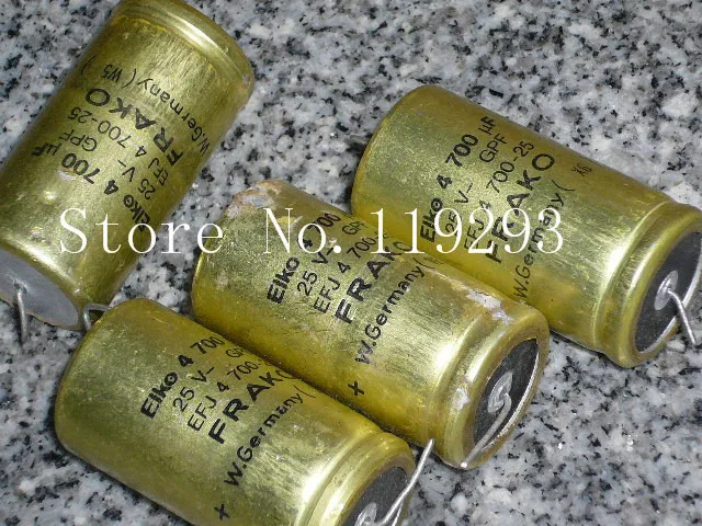 

[BELLA]FRAKO Germany Frank enthusiast 4700UF 25V genuine original mill upgrade Need--20pcs/lot