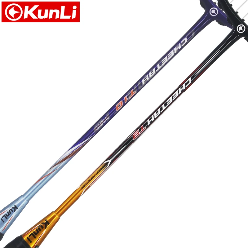 Envío libre 100% original kunli badminton raqueta cheeth T9/T10 profesional de carbono completo TB nano tecnología pluma raqueta Envío libre 100% original kunli badminton raqueta cheeth T9/T10 profesional de carbono completo TB nano tecnología pluma raqueta