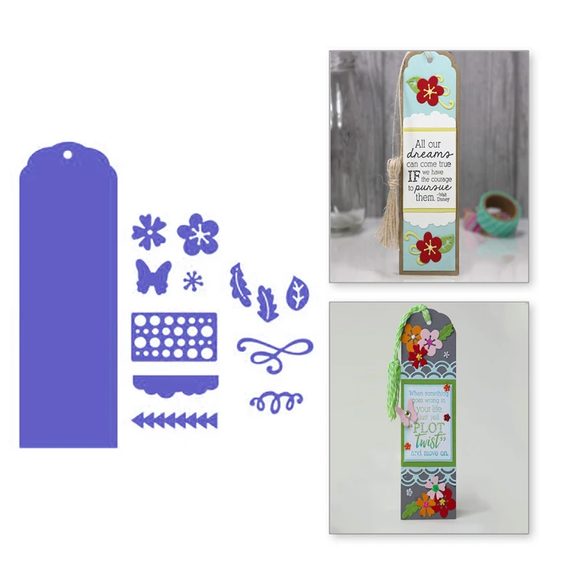 

Naifumodo Tag Metal Cutting Dies Bookmark Scrapbooking For Making Cards Decorative Embossing DIY Craft Stencil Template New 2019