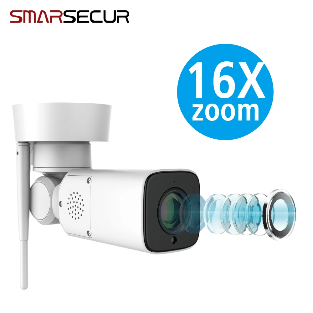  1080P HD 16X Zoom Adjustment Lens 2.8mm-12mm WIFI Connection Two-way Audio