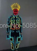

Cool LED Stage Wear Cosplay Novel Glowing Clothes Stylish Monks Clubwear LED Costume Clothes for Party