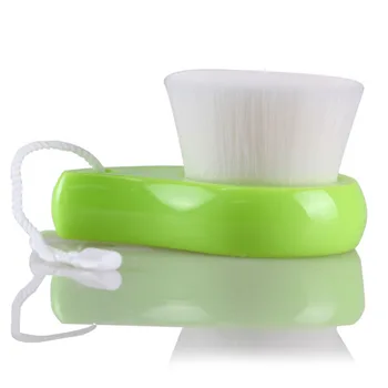 

W7Tn # Home Facial Fiber Face Clean Wash Deep Cleansing Pore Care Brush Light Green