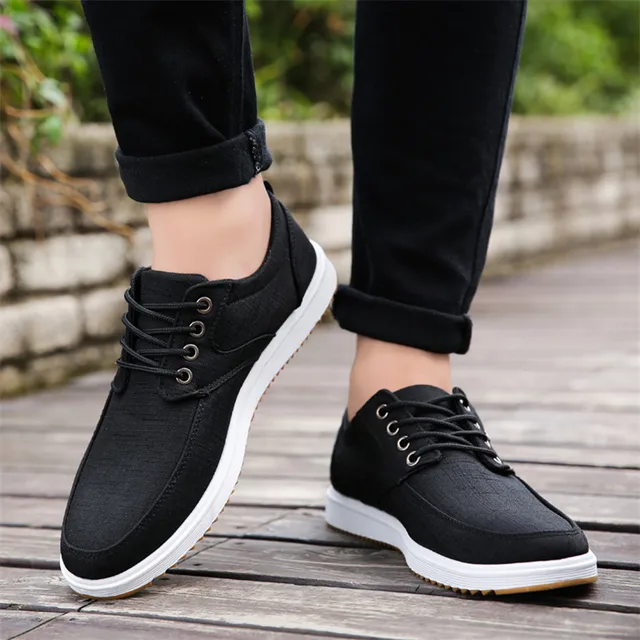 Men Casual Shoes 2023 Summer Canvas Shoes Men Breathable Casual Canvas Men  Shoes Walking Men Shoes Chaussure Homme Factory sales - AliExpress