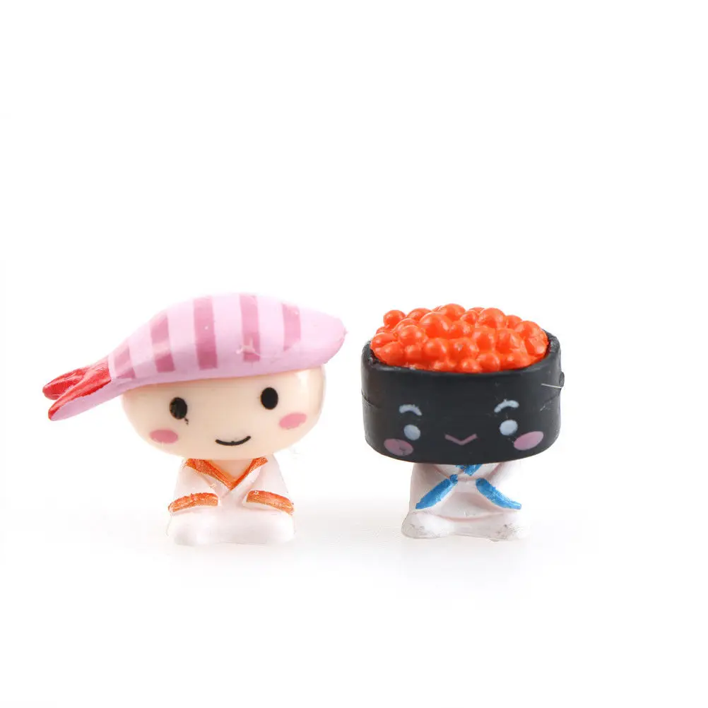 Sushi Doll Figurine Miniature Figures Mini Fairy Garden Decoration Cake Ornament Animal Statue Resin Craft Toy 2018 Hot
