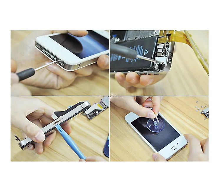 8 в 1 Набор инструментов для ремонта мобильных телефонов Набор отверток для iPhone 4 4S 5 SE 5S 6S 6 Plus набор ручных инструментов