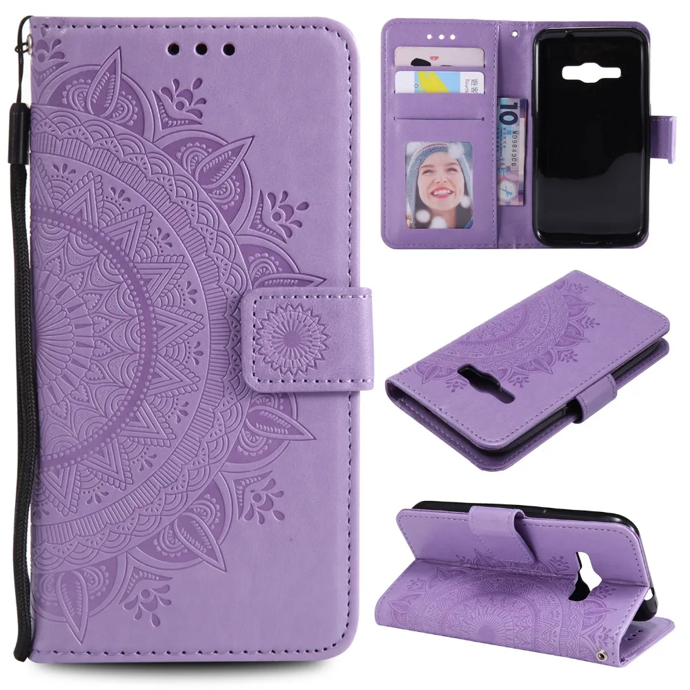 

Phone Case for Samsung Galaxy J120 Luxury Flip Folio Leather Cover Wrist Strap Magnetic Closure Card Slot Kickstand Capa