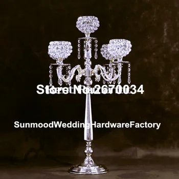 

New! elegant crystal flower stand wedding crystal table centerpieces